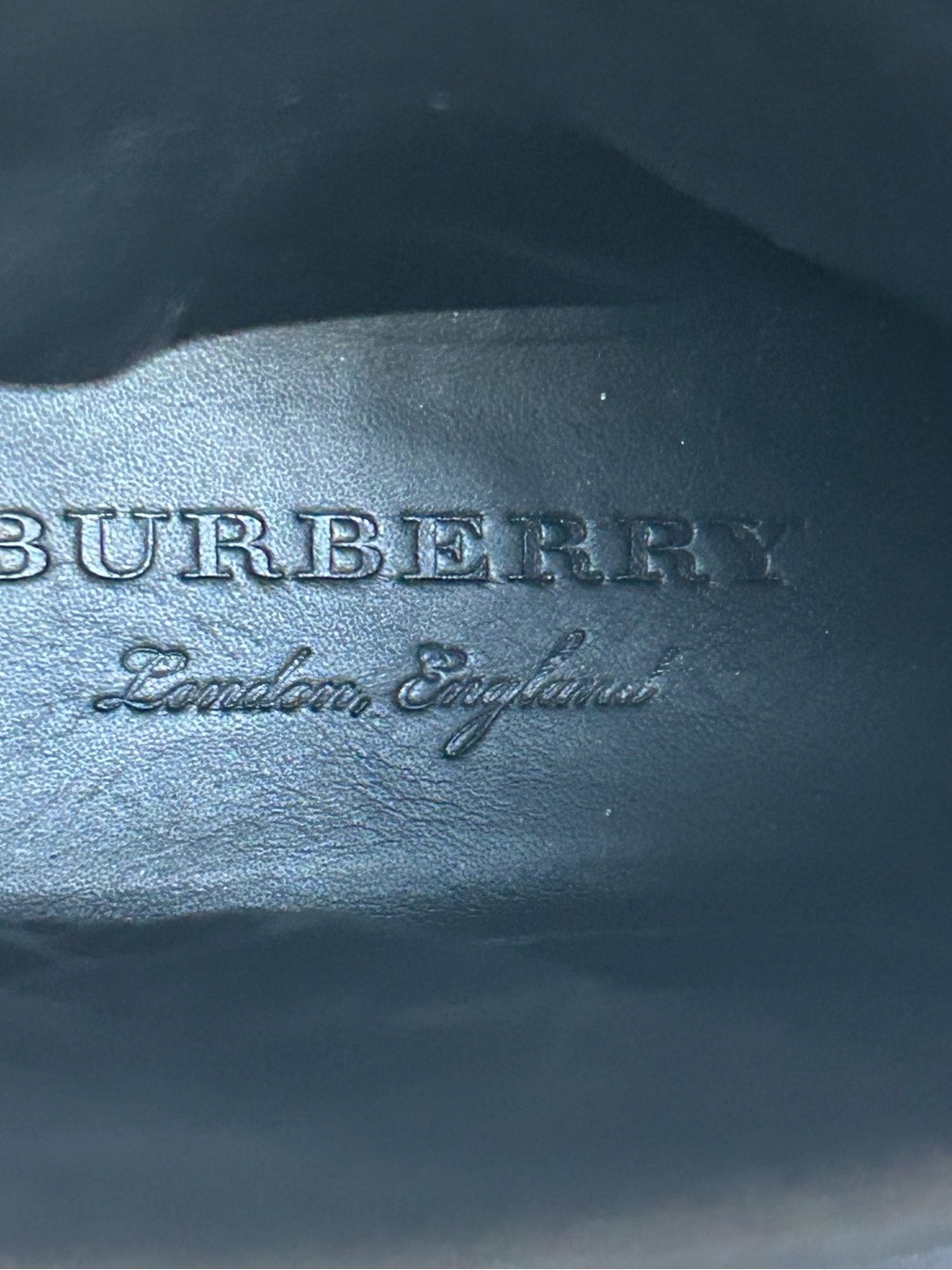 Burberry Queenstead Black Check Leather Boots Size 6.5 US (36.5 EU) - Picture 10 of 12